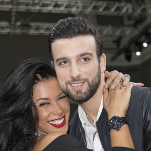 Exclusif - Ayem Nour, Aymeric Bonnery lors de la 15ème édition du "Challenge Laurette Fugain - Tournoi des Personnalités" au Grand Palais à Paris, le 7 octobre 2017. © Gorassini-Perusseau/Bestimage