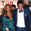 Jay-Z et sa femme Beyonce à la sortie de la 3ème soirée caritative annuelle Diamond Ball à Cipriani Wall Street à New York.