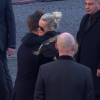 David Hallyday et Laeticia Hallyday - Obsèques de Johnny Hallyday en l'église de la Madeleine à Paris. Le 9 décembre 2017.