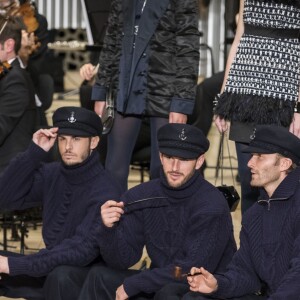 Baptiste Giabiconi - Défilé Chanel, collection Métiers d'Art Chanel-Hambourg à Hambourg, le 6 décembre 2017. © Olivier Borde/Bestimage