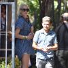 Exclusif - Gwen Stefani et son fils Kingston à Los Angeles, le 10 septembre 2017.