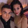 Cristiano Ronaldo et sa compagne Georgina Rodriguez, photo Instagram du 22 novembre 2017