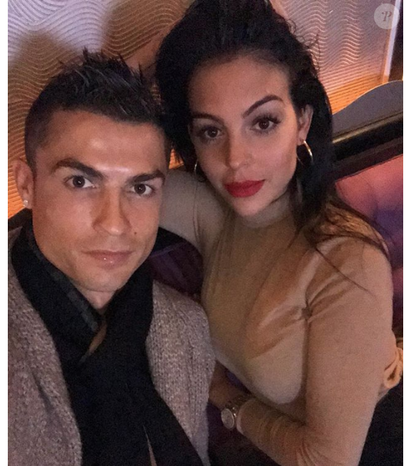 Cristiano Ronaldo et sa compagne Georgina Rodriguez, photo Instagram du 22 novembre 2017