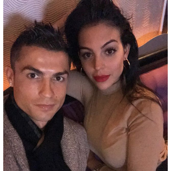 Cristiano Ronaldo et sa compagne Georgina Rodriguez, photo Instagram du 22 novembre 2017