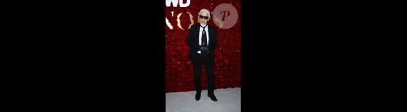 Karl Lagerfeld à la soirée WWD Honors à New York le 24 octobre 2017.
