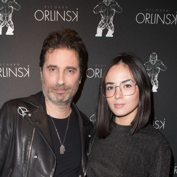 Exclusif - Richard Orlinski et Agathe Auproux - Cocktail d'inauguration de la première galerie Pop Art Concept store entièrement dédié aux oeuvres de Richard Orlinski à Paris, France, le 23 novembre 2017. © Tiziano da Silva/Bestimage