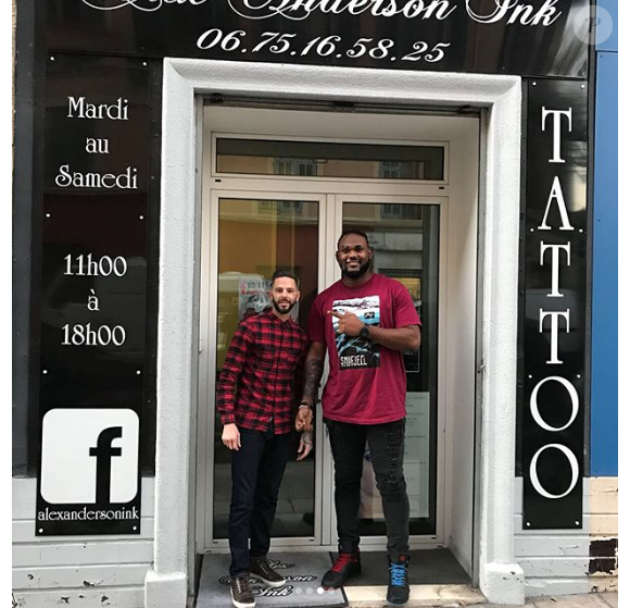 Makao tatoué à Nice, le 20 décembre 2017.