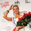 Mallory Hagan, couronnée Miss America, devant la presse le 12 janvier 2013 à Las Vegas.