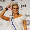 Mallory Hagan, couronnée Miss America, devant la presse le 12 janvier 2013 à Las Vegas.