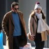 Exclusif - Jonah Hill fait du shopping avec sa soeur Beanie Feldstein dans le quartier de Soho à New York, le 11 décembre 2017. Le 22 décembre 2017, leur grand frère Jordan Feldstein, manager très apprécié dans le monde de la musique, est mort d'une crise cardiaque.
