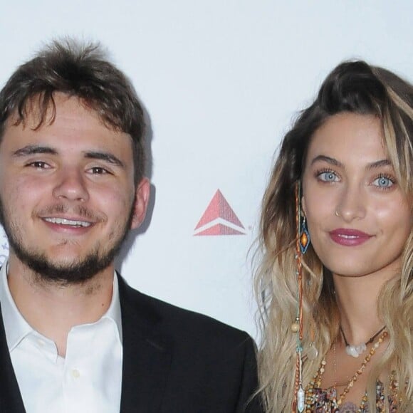 Prince Jackson, Paris Jackson au diner caritatif AIDS Foundation and Mothers2Mother au Green Acres Estates à Beverly Hills, le 24 octobre 2017