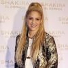Shakira à la présentation de son nouvel album "El Dorado" à Barcelone, le 8 juin 2017.