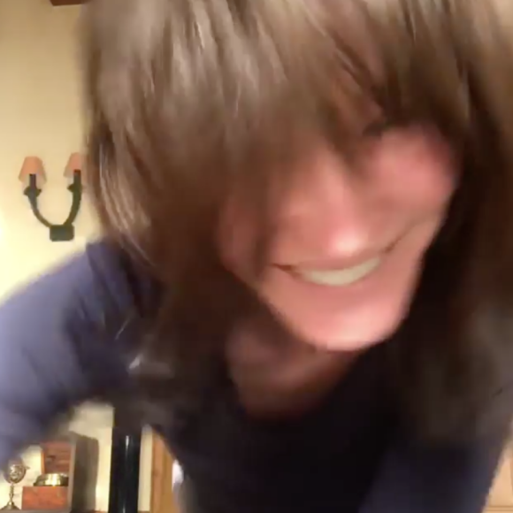 Carla Bruni-Sarkozy fait des pompes sur Instagram, le 1er janvier 2018.