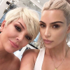 Kris Jenner et Kim Kardashian. Novembre 2017.