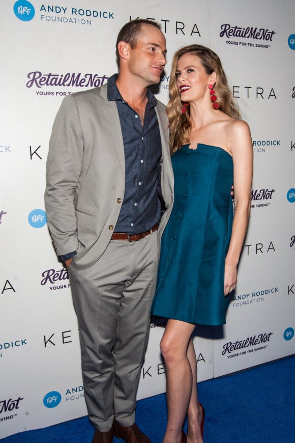 Andy Roddick avec sa femme Brooklyn Decker à la 11ème soirée caritative Andy Roddick à Austin au Texas, le 18 novembre 2016 © Michael Mullenix via Zuma/Bestimage