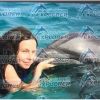 La fille d'Axelle Laffont nage avec un dauphin - Instagram, 4 janvier 2018