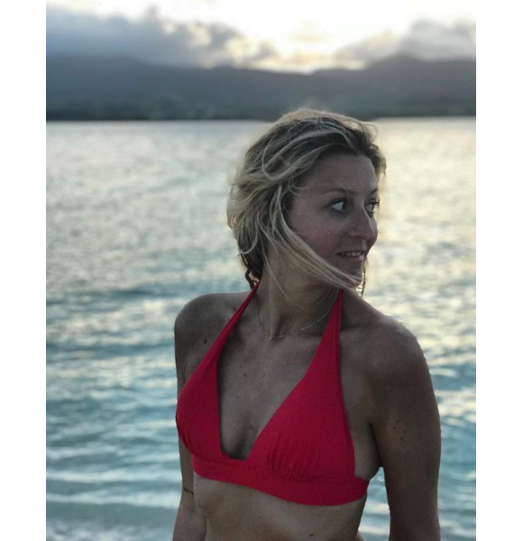 Emilie Picch sportive en Guadeloupe, le 4 janvier 2018.