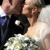 Zara (Phillips) et Mike Tindall lors de leur mariage le 30 juillet 2011 à Edimbourg. Le 5 janvier 2018, un porte-parole a annoncé la grossesse de la fille de la princesse Anne, enceinte de son second enfant après avoir été victime en 2016 d'une fausse couche.