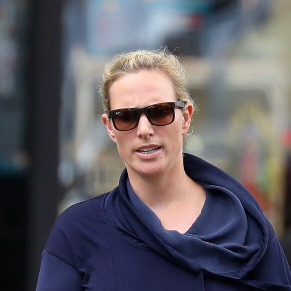 Zara (Phillips) Tindall à Sydney en Australie le 31 décembre 2017. Le 5 janvier 2018, un porte-parole a annoncé la grossesse de la fille de la princesse Anne, enceinte de son second enfant après avoir été victime en 2016 d'une fausse couche.
