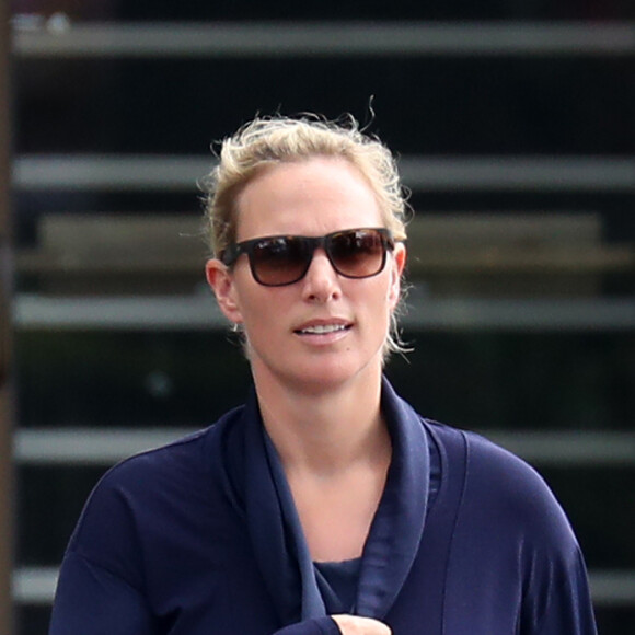 Zara (Phillips) Tindall à Sydney en Australie le 31 décembre 2017. Le 5 janvier 2018, un porte-parole a annoncé la grossesse de la fille de la princesse Anne, enceinte de son second enfant après avoir été victime en 2016 d'une fausse couche.