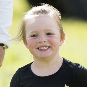 Mia Tindall, fille de Zara Phillips et Mike Tindall, lors du concours complet Whatley Manor International Horse trials à Gatcombe Park dans le Gloucestershire le 9 septembre 2017. Le 5 janvier 2018, un porte-parole a annoncé la grossesse de Zara Phillips, enceinte de son second enfant après avoir été victime en 2016 d'une fausse couche.