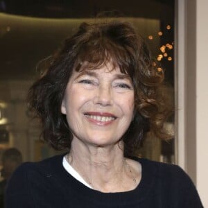 Jane Birkin lors de l'inauguration de l'exposition photo "Actrices" de Kate Barry à l'institut Français de Berlin le 2 décembre 2017 © Future Images / Zuma Press / Bestimage