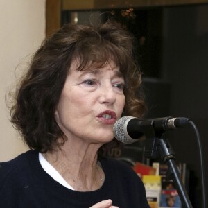 Jane Birkin lors de l'inauguration de l'exposition photo "Actrices" de Kate Barry à l'institut Français de Berlin le 2 décembre 2017 © Future Images / Zuma Press / Bestimage