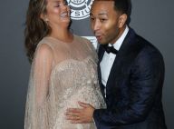 Chrissy Teigen enceinte et Amber Heard très décolletée avant les Golden Globes