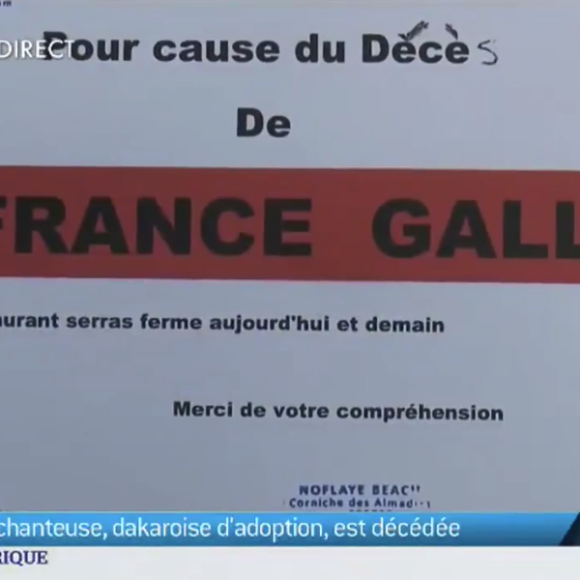 L'île de N'Gor au Sénagal où France Gall avait ouvert le restaurant "Noflaye Beach". Images du Journal de l'Afrique sur TV5 Monde, janvier 2018.