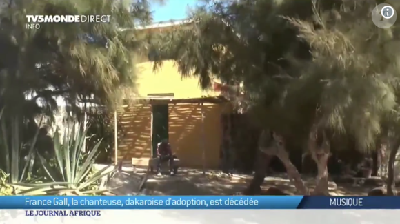 L'île de N'Gor au Sénagal où France Gall avait ouvert le restaurant "Noflaye Beach". Images du Journal de l'Afrique sur TV5 Monde, janvier 2018.