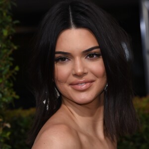 Kendall Jenner sur le tapis rouge de la 75ème cérémonie des Golden Globe Awards au Beverly Hilton à Los Angeles, le 7 janvier 2018.