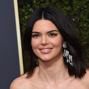 Kendall Jenner sur le tapis rouge de la 75ème cérémonie des Golden Globe Awards au Beverly Hilton à Los Angeles, le 7 janvier 2018.