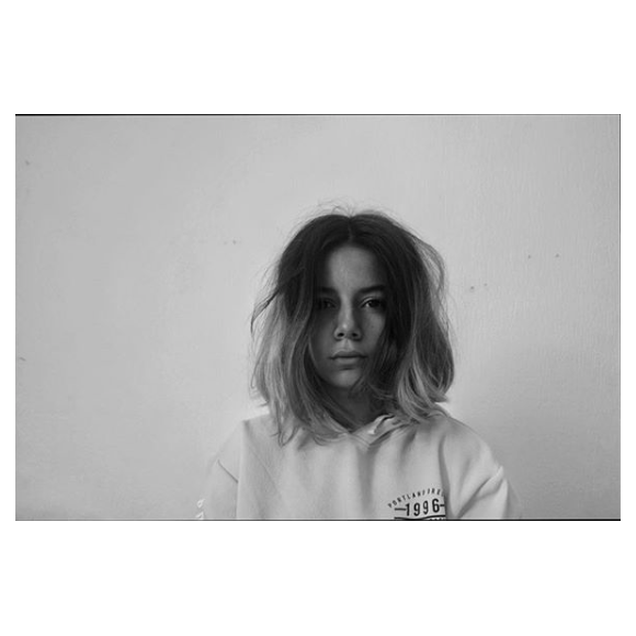 Annily Chatelain, fille d'Alizée, sur un cliché dévoilé début janvier 2018.