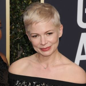 Michelle Williams sur le tapis rouge de la 75ème cérémonie des Golden Globe Awards au Beverly Hilton à Los Angeles, le 7 janvier 2018.