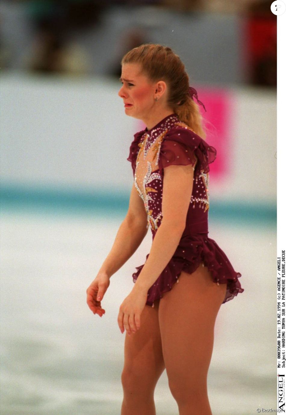 Tonya Harding à Lillehamer, en 1994.