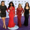 Le groupe Fifth Harmony (Dinah Jane Hansen, Normani Kordei, Ally Brooke et Lauren Jauregui) arrive au American Music Awards à Hollywood le 26 octobre 2017.