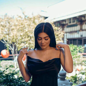 Kylie Jenner pose pour sa nouvelle campagne de publicité pour sa collection Kendall+Kylie. 19 septembre 2017 à New York.