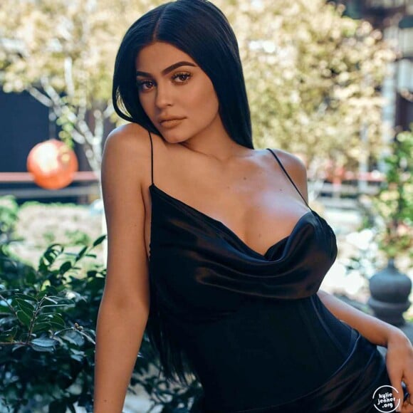 Kylie Jenner pose pour sa nouvelle campagne de publicité pour sa collection Kendall+Kylie. 19 septembre 2017 à New York.