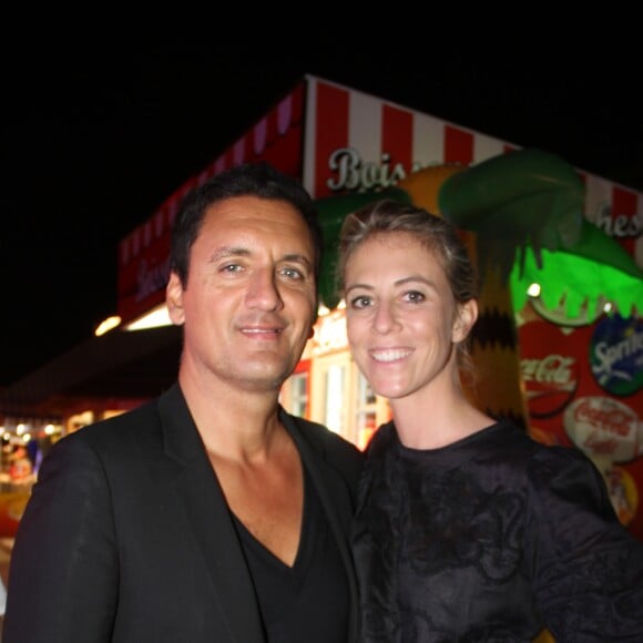 Dany Brillant et sa femme Nathalie à l'inauguration de la fête des Tuileries organisée par Caroline Barclay le 24 juin 2016. © Philippe Baldini / Bestimage