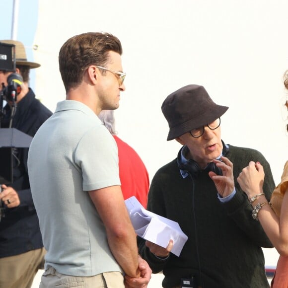 Kate Winslet et Justin Timberlake sur le tournage du nouveau film de Woody Allen à New York, le 27 septembre 2016 © CPA/Bestimage