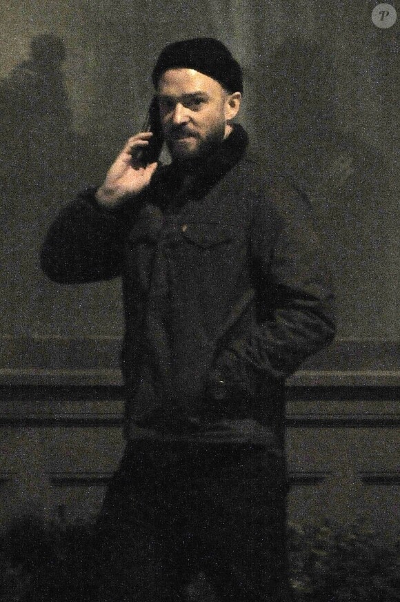 Exclusif - Justin Timberlake quitte des studios de Danse à New York le 12 janvier 2018.