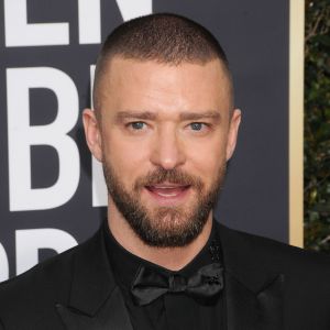 Justin Timberlake sur le tapis rouge de la 75ème cérémonie des Golden Globe Awards au Beverly Hilton à Los Angeles, le 7 janvier 2018.