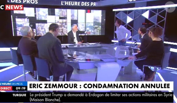Cali quitte le plateau - CNEWS, "L'heure des pros", jeudi 25 janvier 2018