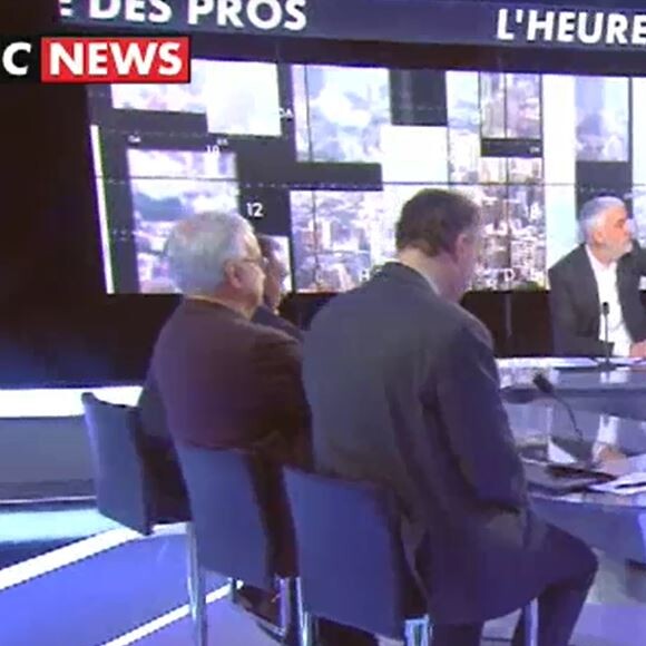 Cali quitte le plateau - CNEWS, "L'heure des pros", jeudi 25 janvier 2018