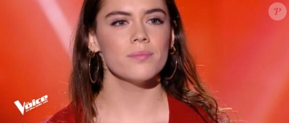 Drea Dury lors de la première soirée des auditions à l'aveugle dans "The Voice 7" (TF1) samedi 27 janvier 2018.