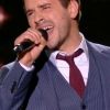 Edouard Edouard lors de la première soirée des auditions à l'aveugle dans "The Voice 7" (TF1) samedi 27 janvier 2018.