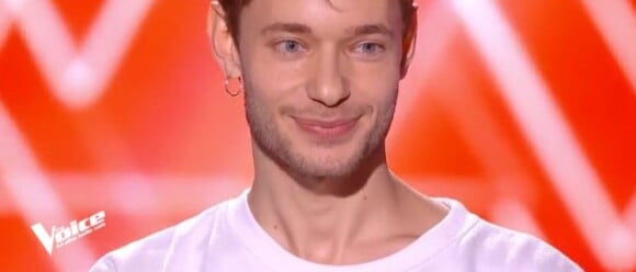 Kriill lors de la première soirée des auditions à l'aveugle dans "The Voice 7" (TF1) samedi 27 janvier 2018.