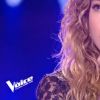 Rebecca lors de la première soirée des auditions à l'aveugle dans "The Voice 7" (TF1) samedi 27 janvier 2018.
