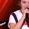 Renata lors de la première soirée des auditions à l'aveugle dans "The Voice 7" (TF1) samedi 27 janvier 2018.