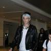 Ash Stymest et Jack Depp - Vanessa Paradis arrive avec ses enfants Lily-Rose Depp et Jack Depp à l'aéroport de LAX à Los Angeles. Lily-Rose Depp est accompagnée de son petit ami Ash Stymest. Le 21 mars 2016
